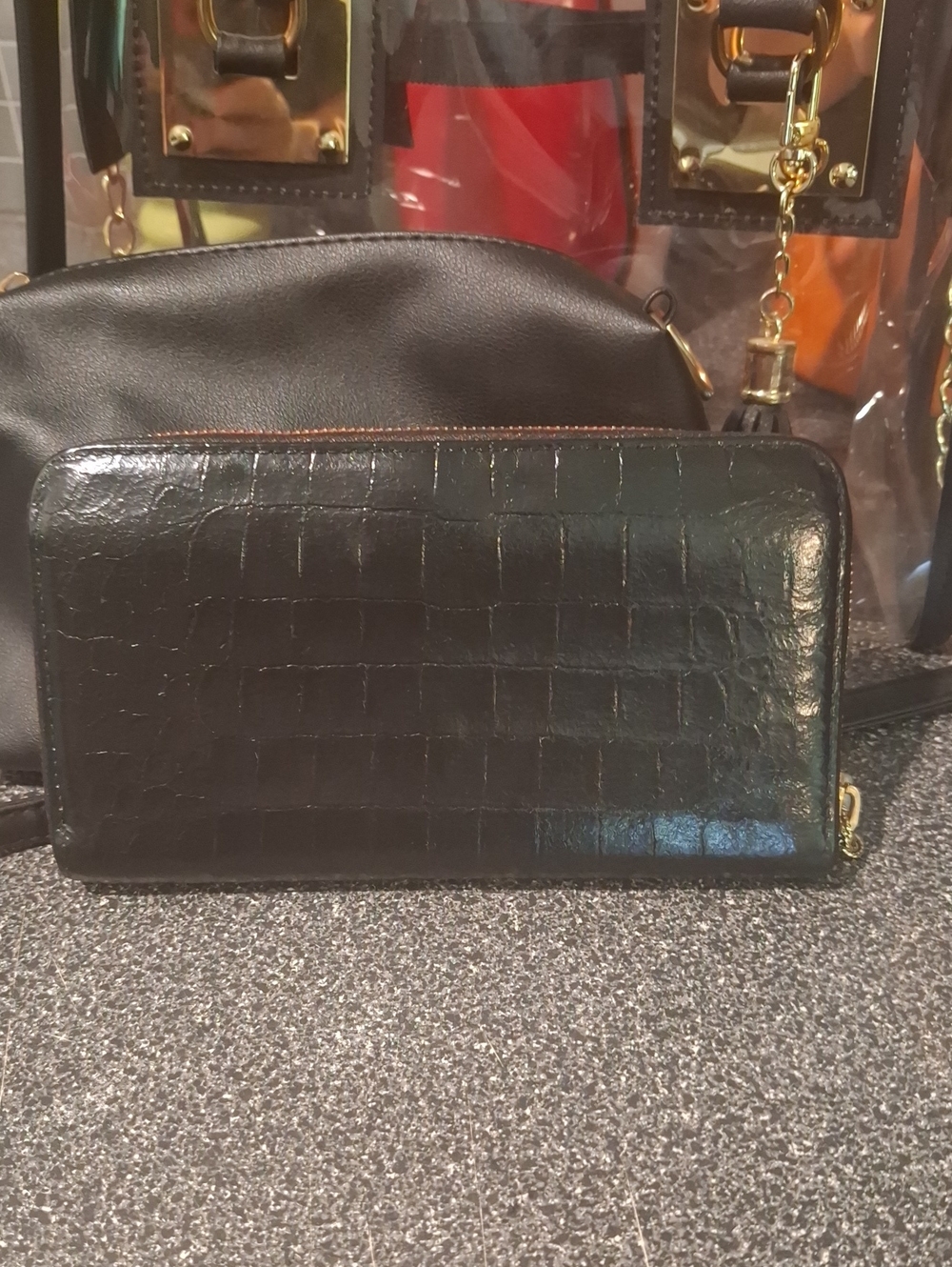Miu Miu Wallet and Clear Tote Bag - Picture 5 of 16